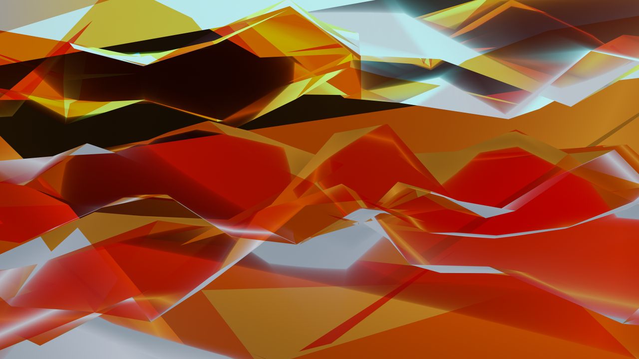 Dynamic multicolored geometric abstract design with vibrant hues creating a sense of creativity.